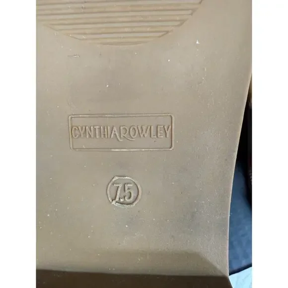 Cynthia Rowley Libra Criss Cross Green Sandal Sz 7.5 - Picture 6 of 8